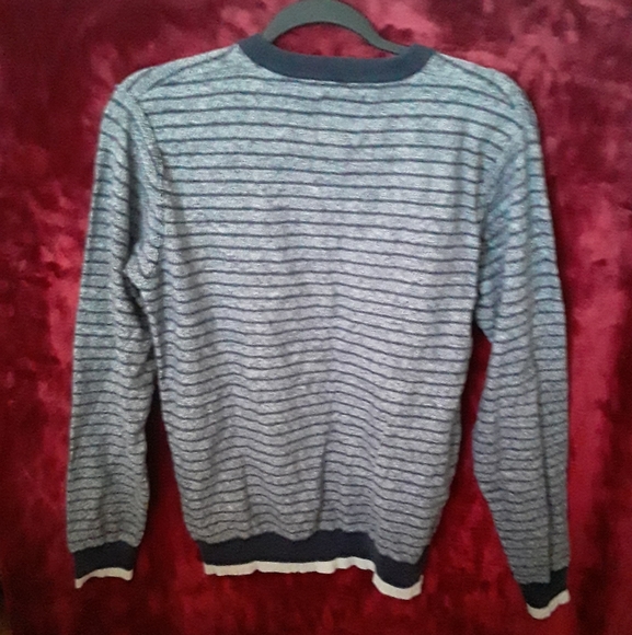 Burnside Crewneck Striped Knit Sweater - Picture 4 of 10